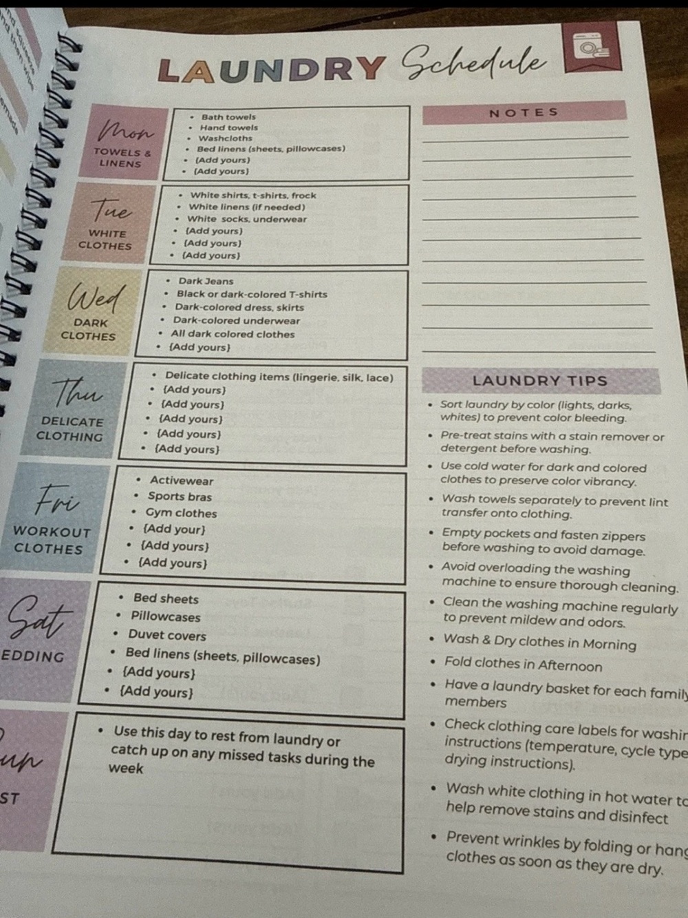 ADHD Cleaning Planner - Picture 4 of 10